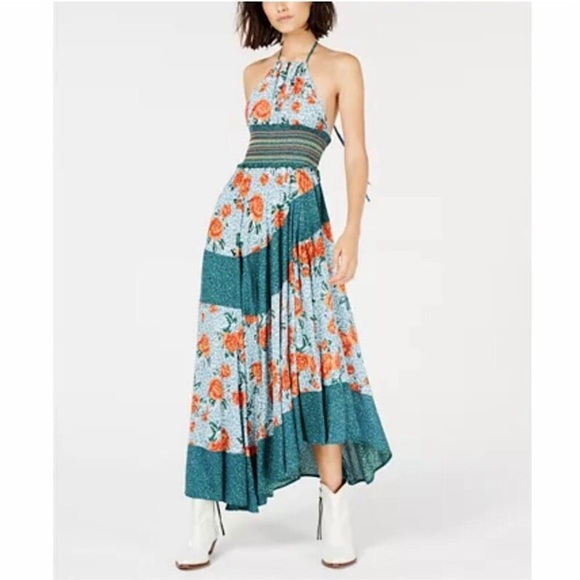 Free People Gabriela Slip Backless Floral Dress - Picture 6 of 16
